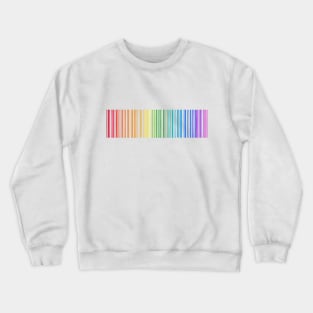 Rainbow Barcode Crewneck Sweatshirt